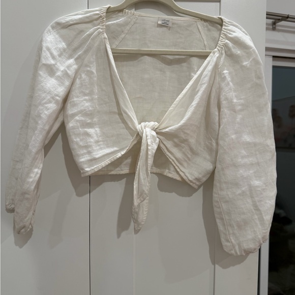 Wilfred aritzia white Wilfred Tenley Top xxs - Picture 4 of 5